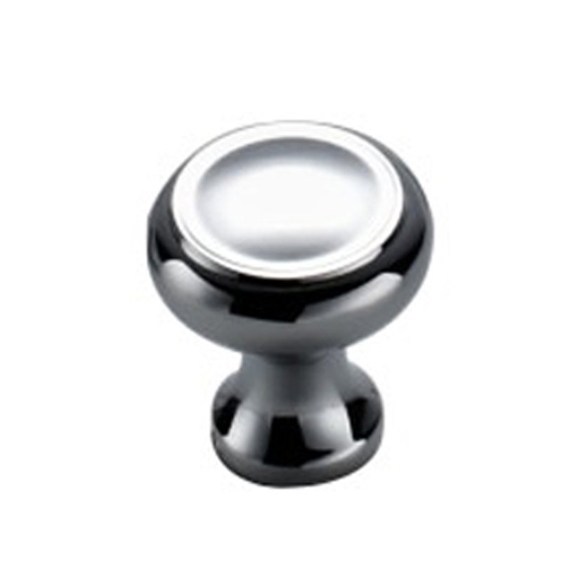 Poignée champignon de diamètre 1 3/16 po, Chrome poli