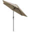 Poole Traditional Parasol Taupe-1059724089