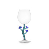Fruits & Flowers - Stemmed Glass Blueberries 11.8 Oz