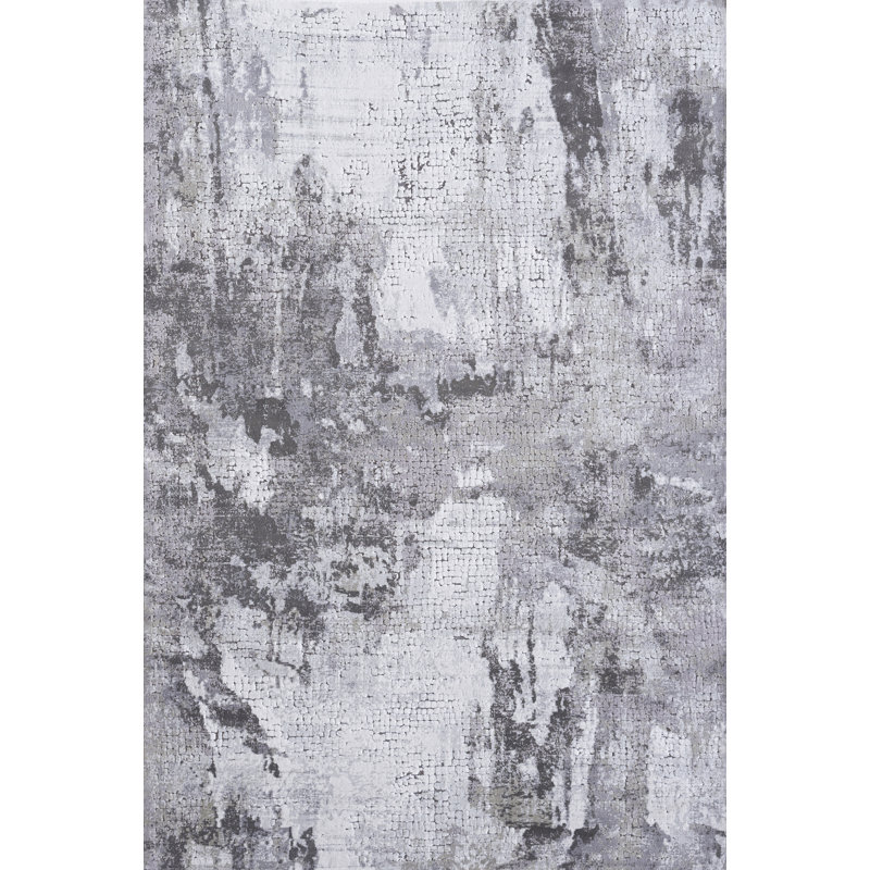 Tapis gris, Rectangle 3 pi 6 po x 5 pi 6 po