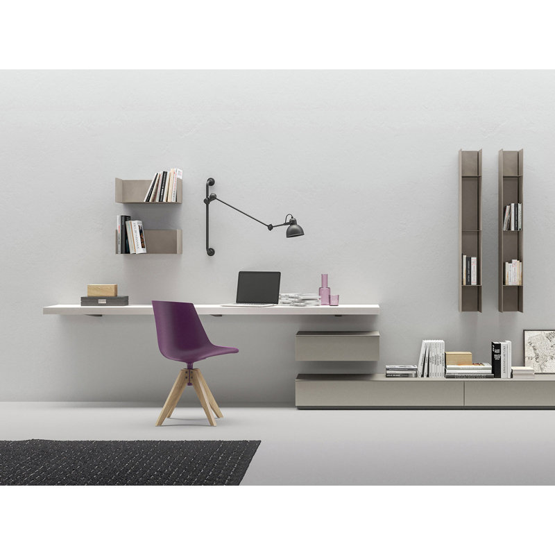 Atelier Cube Shelf, 17 3/4" W x 14" D, Matte Dew White