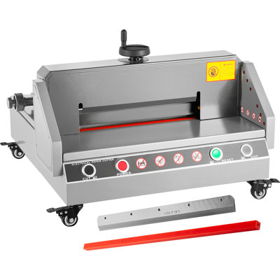 Electric Paper Cutter, 13" /330.2mm Cutting Width, 1.57"/40mm Cutting Thickness, Desktop Paper Cutting Machine with Button Control, Electric Paper Trimmer for Office, School, Printing Plant