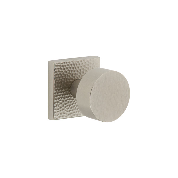 Viaggio Quadrato Hammered Texture Rosette Single Dummy with Circolo Knob