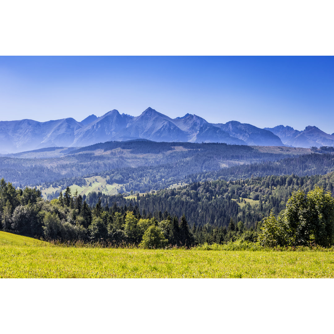 Tatra Gebirge Landschaft von Ewg3D - Kunstdrucke auf Leinwand ohne Rahmen