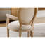 Ensemble de 2 chaises de salle à manger avec dossier rond, pieds en bois massif, chaises d'appoint pour salon, mariage-219207071-219207065