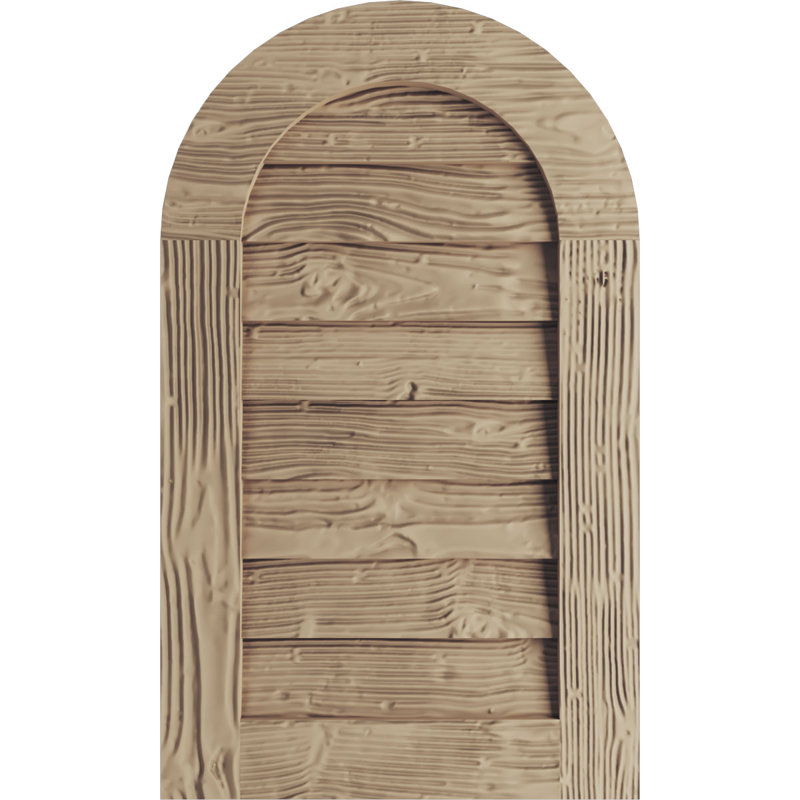 Évent à pignon rond Timberthane, Sablé, H 18 po x l 18 po x L 1 po