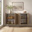 Meuble mural de cuisine Jewlia à quatre portes et compartiments de rangement, unité de rangement murale pour cuisine-1654306768