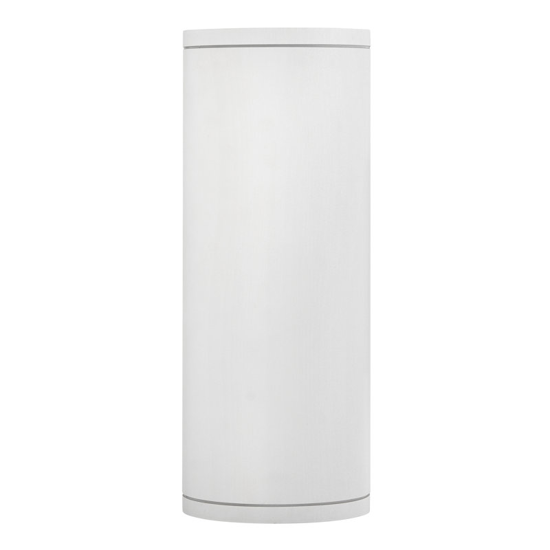 Hinkley Silo Down Light Wall Mount Lantern, Textured White