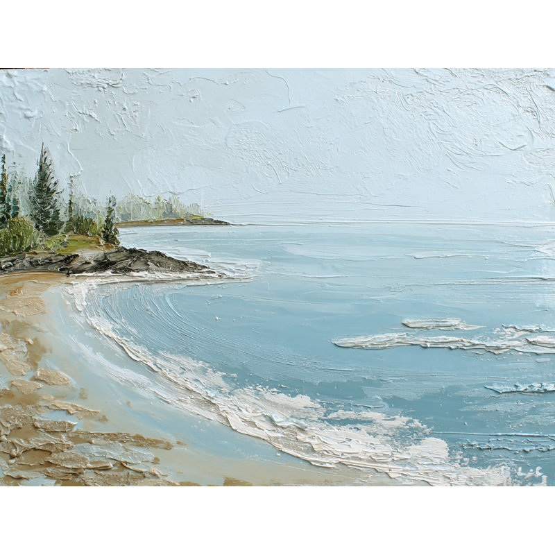 Art mural sur toile Misty Shoreline