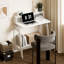 Bureau d'écriture pour bureau à la maison ou petit espace avec huche Simpliste-1564755526