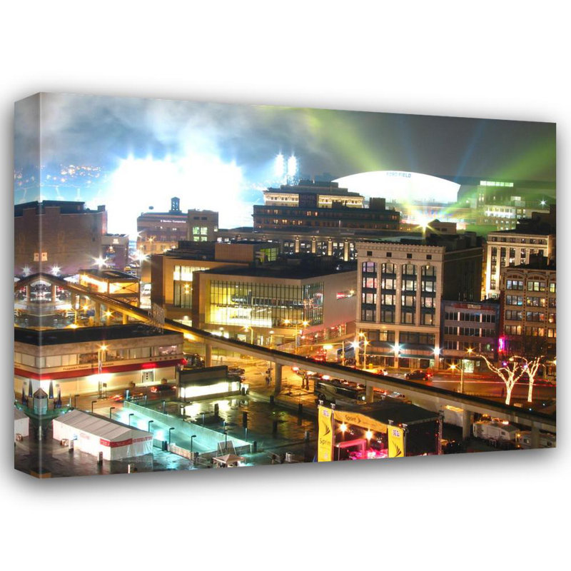 Ford Field, 14" H x 18" W