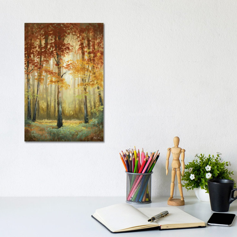 Woodland Glow II 1 Piece Wrapped Canvas Wall Art, 30.48cm H x 20.32cm W