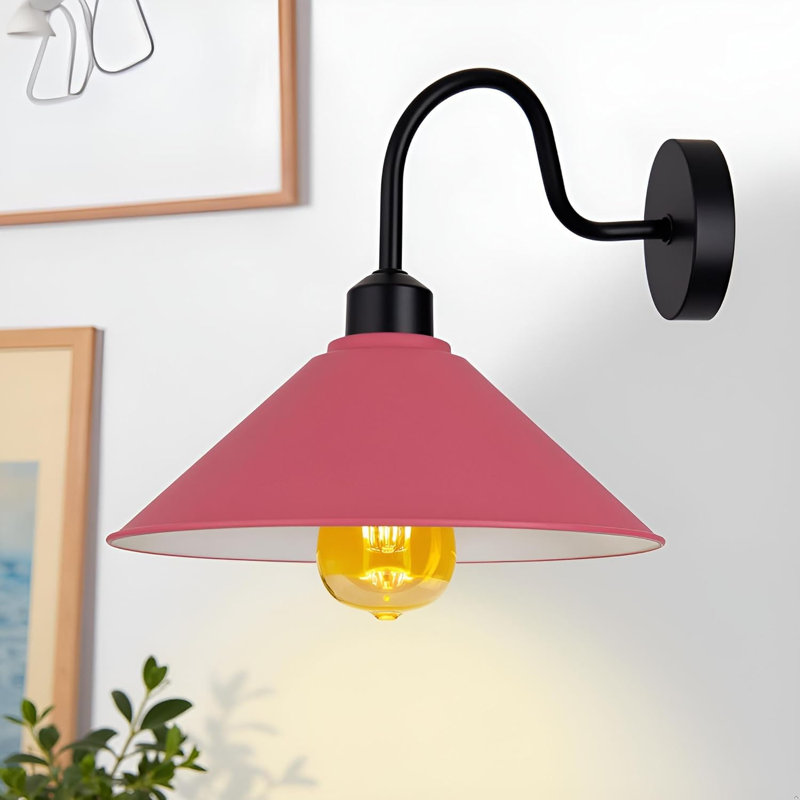 Armed Sconce, Pink