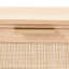 Console en rotin avec 3 tiroirs de rangement (y compris la table basse)