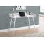 Bureau d'ordinateur, bureau personnel, ordinateur portable, tablettes de rangement, L 48 po, métal stratifié, contemporain, moderne-155706559-155706548