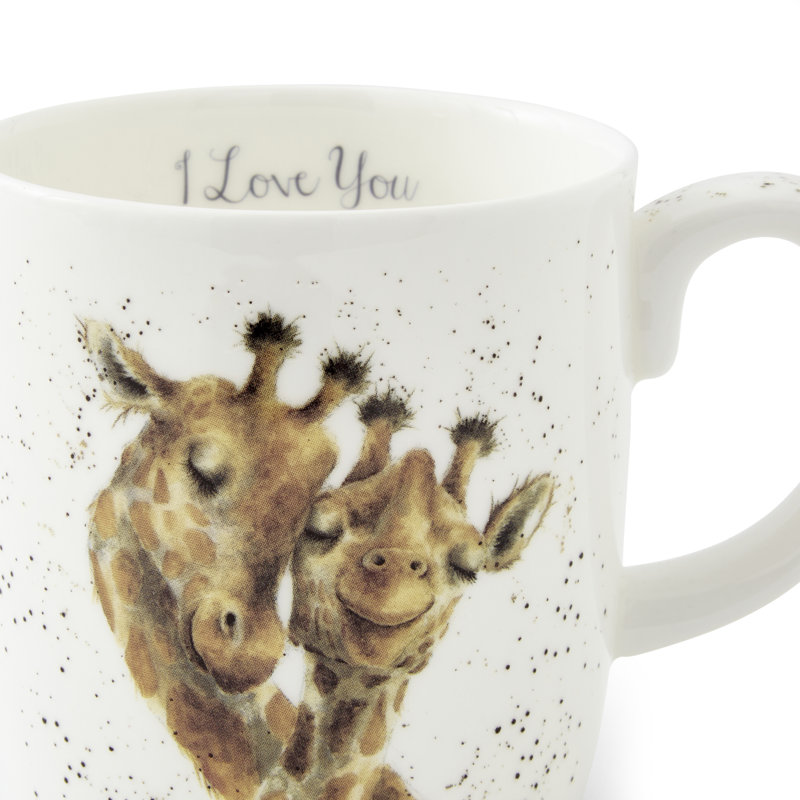 Classic Wrendale Designs  Single Mug I Love You (Giraffe)