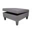 Repose-pieds carré avec rangement Kwong-1464851143