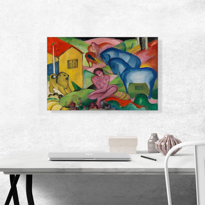 " The Dream 1912 " by Franz Marc Painting Print