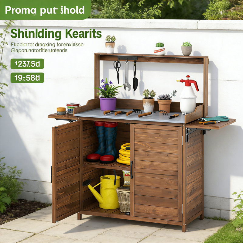 Manufactured Wood Potting Bench