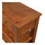 Console en bois de pin massif 48 po, table d'appoint moderne avec 3 tiroirs de rangement et 2 tablettes. Facile à assembler (brun)-122210858-122210860