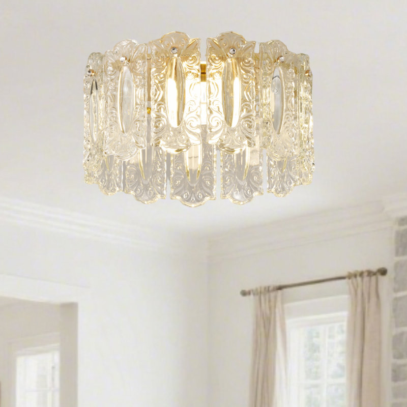 30cm LED Crystal Flush Mount