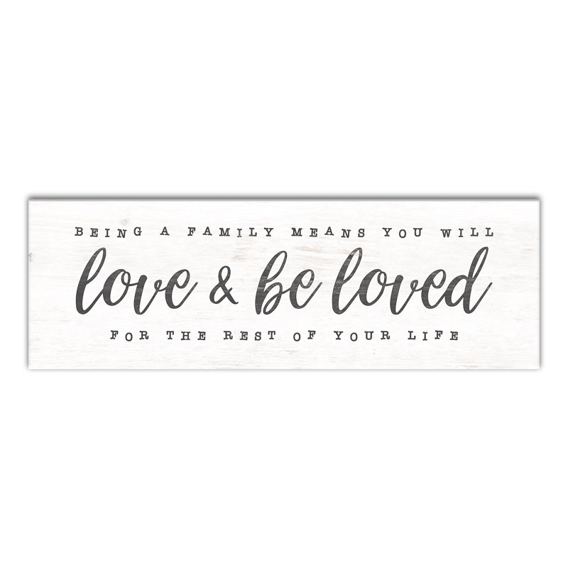 Love and Be Loved Canvas Print
