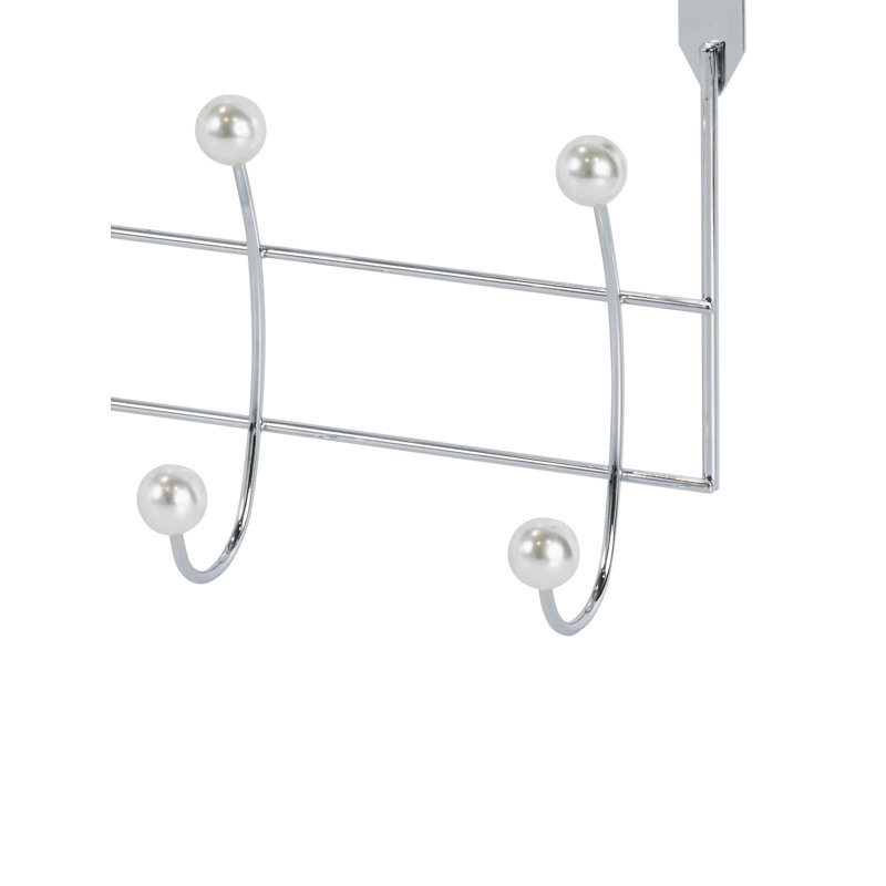 Akoya Over Door Storage Hooks, Polished Chrome