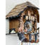  Horloge coucou à quartz avec figurines de cerf, 12 mélodie