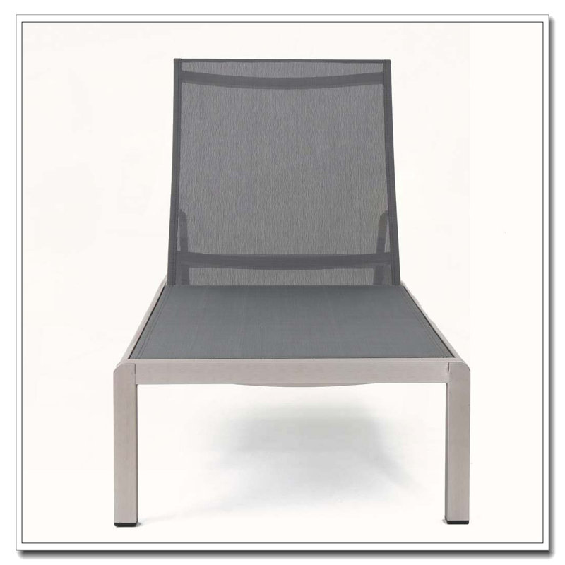 CHAISE LOUNGE, Natural/Gray