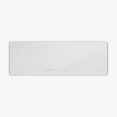 Bianco Dolomiti 4" x 12" Marble Subway Wall & Floor Tile