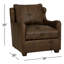 Odette Genuine Leather Armchair