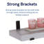 Jackson 3.8cm Chunky Shelf with Sit-On Brackets-648738694-648738692