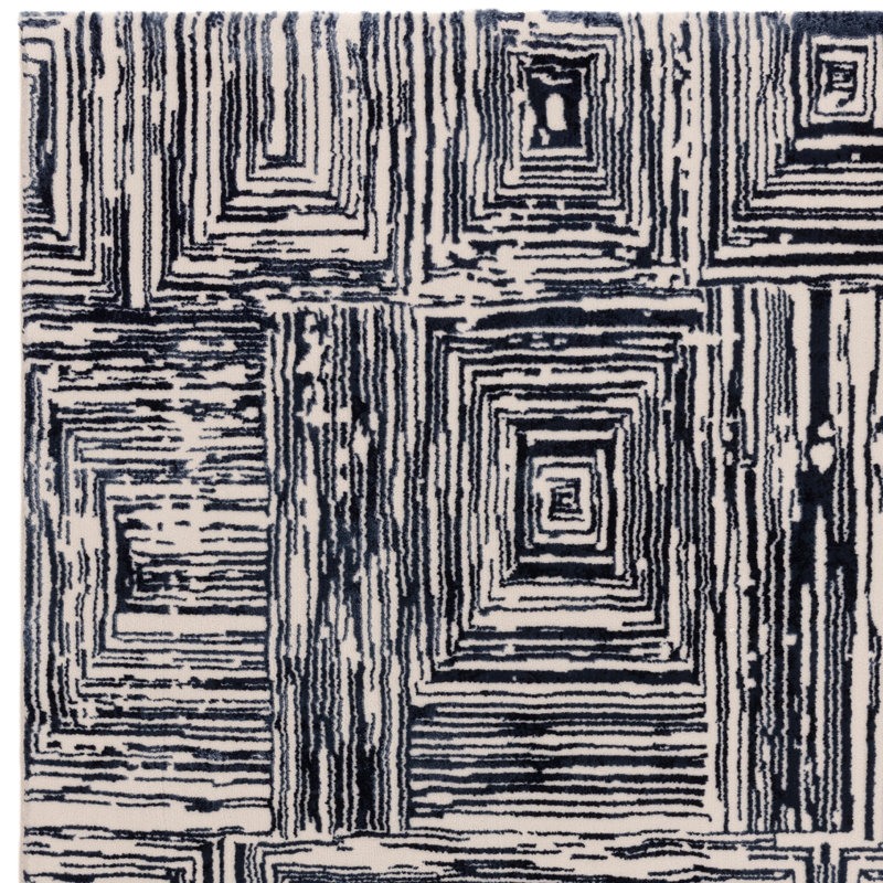 Brenetta Geometric Shapes Area Rug, Rectangle 120 x 170cm