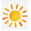 Ensemble de rideau de douche Decor Watercolor Sun-1737776670