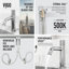 Robinet de salle de bain monocorps et monocommande H 8 po Apollo-59866082