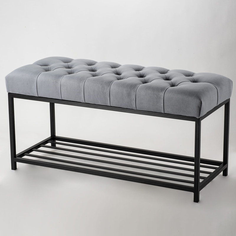 Avaeah Upholstered Storage Bench, 40cm H x 80 cm W x 40cm D
