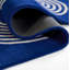 Simba Hand Tufted Wool Geometric Area Rug in Blue-180550301