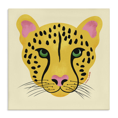 Toile de guépard moderne et sauvage, design par Carrie Cantwell