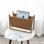 Standing Leatherette Magazine Rack