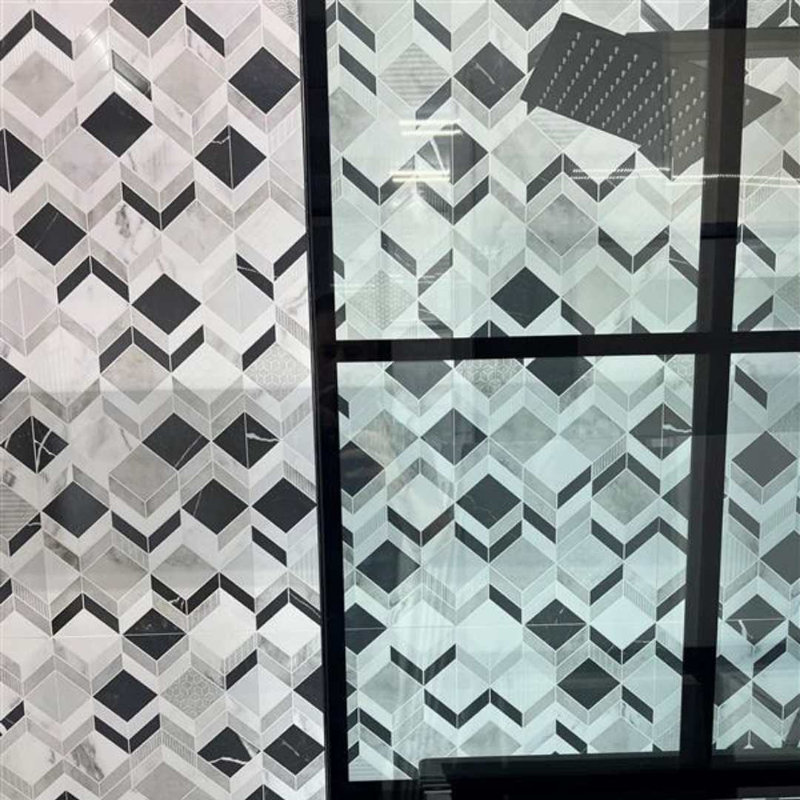 Decadence 12" x 40" Ceramic Patterned Tile