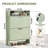 Shoe Storage Cabinet With 2 Flip Drawers,Farmhouse Narrow Shoe Organizer With Legs,Freestanding Hidden Slim Shoe Rack Cabinet With Open Storage For Entryway,Hallway, Foyer-217249620