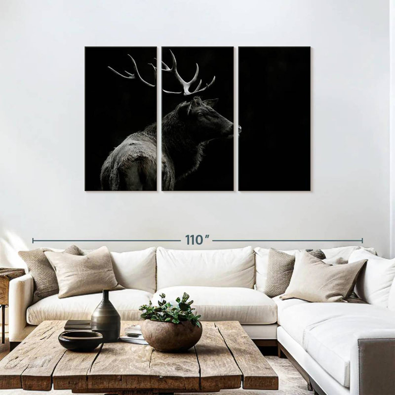 Soulful Elk, 48" H x 74" W