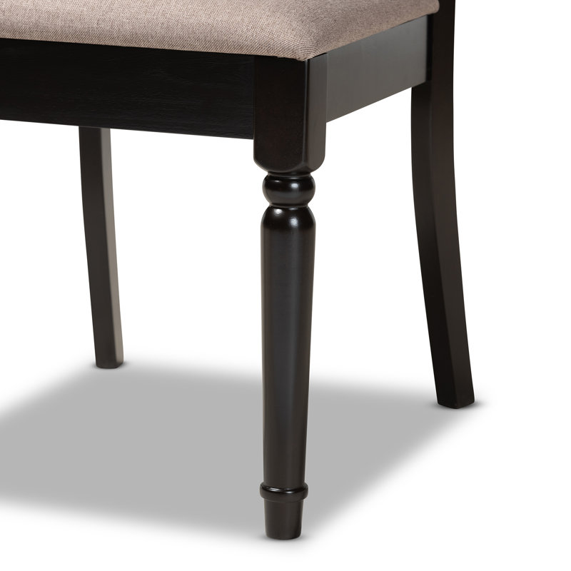 45.47cm H Polyester Blend Upholstered Cross Back Side Chair