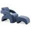 Fauteuil rembourré avec repose-pieds-203765708