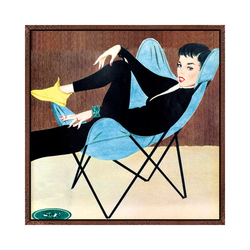 1951 Woman Magazine Plate by The Advertising Archives - Gallery-Wrapped Canvas Giclée on Canvas, 66.04 cm H x 66.04 cm W