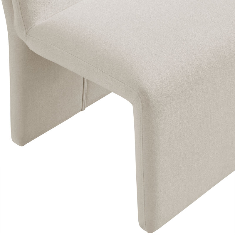 Emory Fabric Upholstered Dining Side Chair, Salt