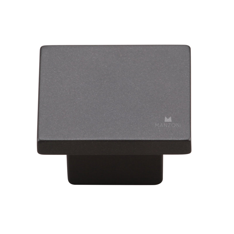 Square Knob, Satin Nickel