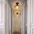1-Light Flush Mount Ceiling Light Industrial Bronze Cage Lights-1715934792