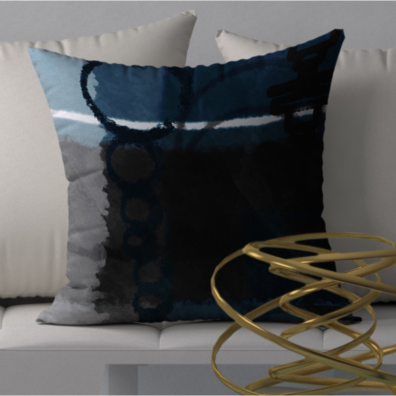 Reversible Throw Pillow, 24" x 24"