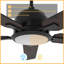 Ventilateur de plafond standard intelligent à 52 pales 52 pouces avec télécommande et ensemble d'éclairage Magdline inclus.